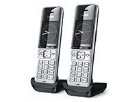 GIGASET COMFORT 500HX duo silber/ schwarz 5,8 cm 2,2 Zoll...